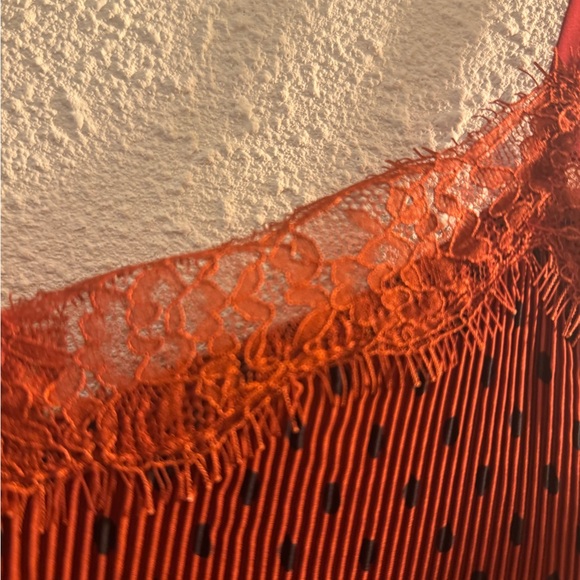 Free People Red Lace Midi Dress - Picture 7 of 7